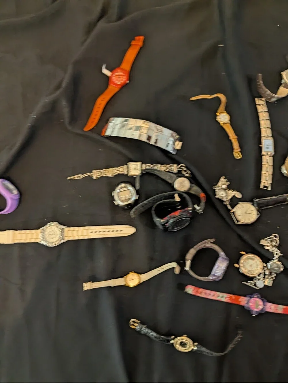 Lot 30 Watches Parts Repair Flea Market Resell